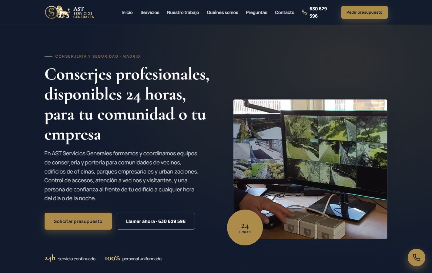Imagen del proyecto Ast Servicios de Conserjería
