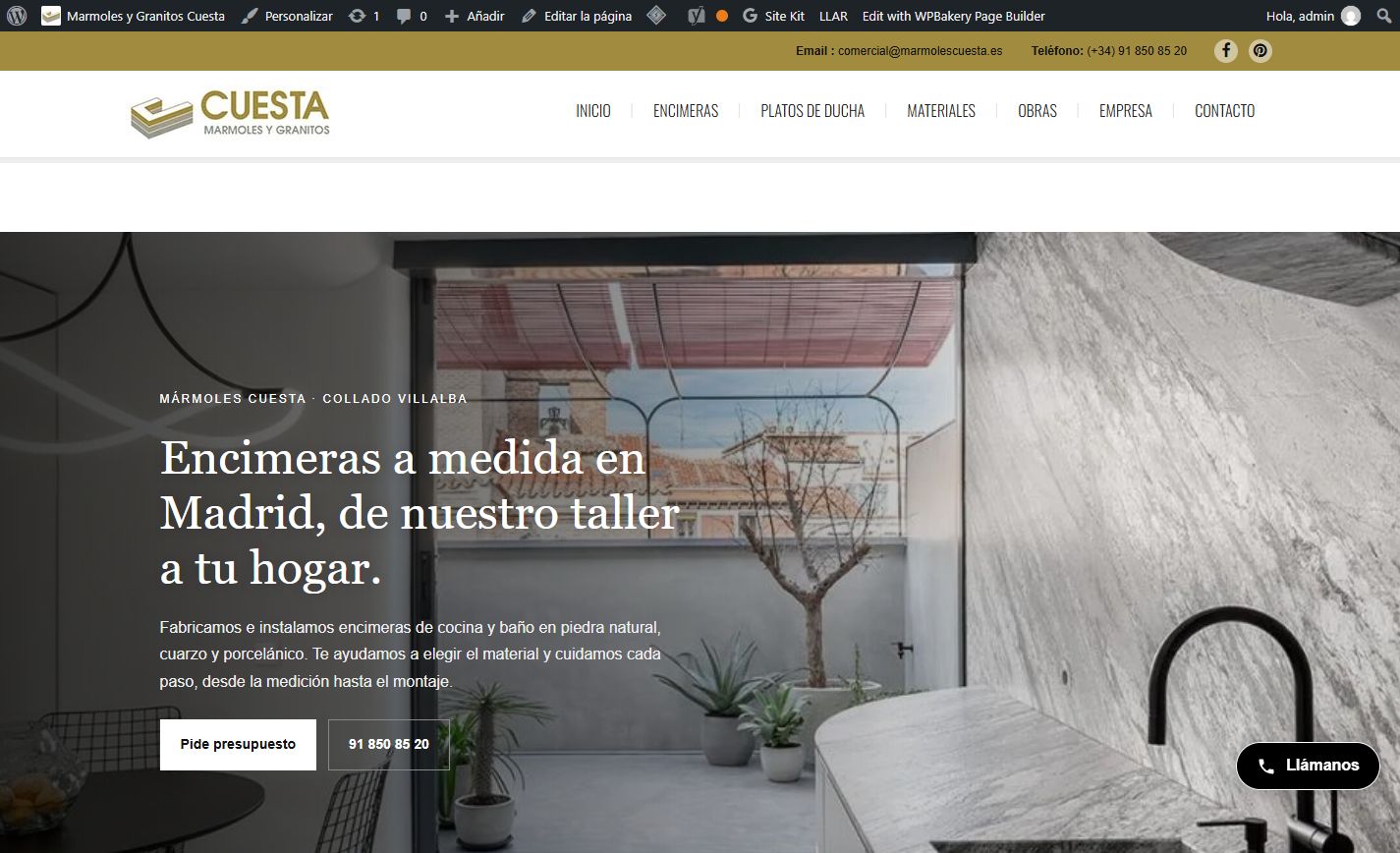 Imagen del proyecto Mármoles y Granitos Cuesta